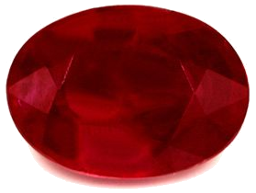 1.21 carat RED Oval Rubinas (1)