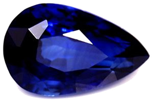 2.07 carat BLUE Pear Safyras (1)