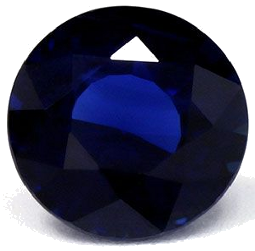 2.03 carat BLUE Round Safyras (1)