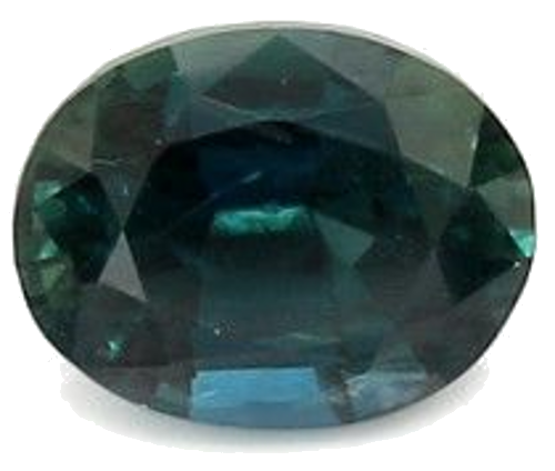 0.93 carat BLUE BRILLIANTSTEP cut Oval Safyras (1)