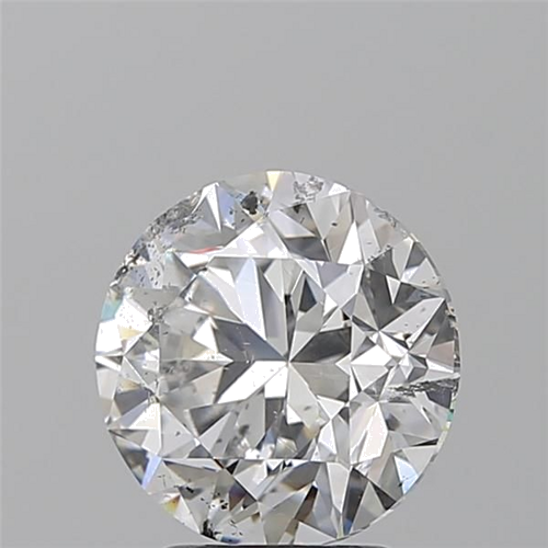 3.0 carat F-SI2 Very Good cut Natūralus Round Deimantas (1)