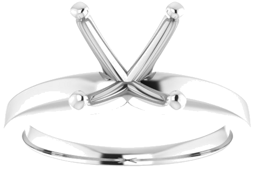 Sužadėtuvių Žiedas „Solitaire“ 950 Platinos Round 9mm (3)