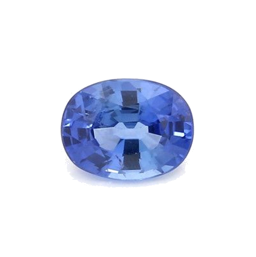 1.45 carat BLUE BRILLIANTSTEP cut Oval Safyras (1)