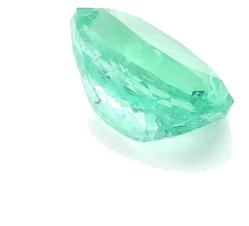 4.28 carat GREEN BRILLIANTFANCY cut Oval Smaragdas (1)