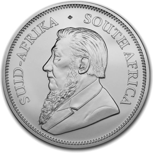 1 oz Krugerrand South Africa Silver coin (Random years) (2)