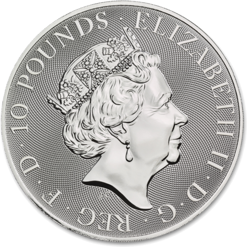 10 oz Narsuolis (Valiant) 2019 Didžioji Britanija sidabrinė moneta (2)