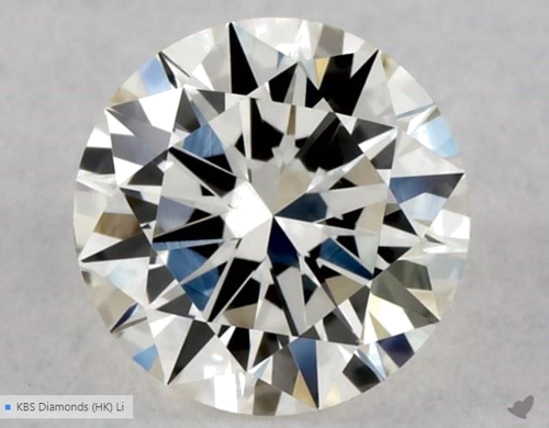 0.4 carat J-VS2 Excellent cut Natūralus Round Deimantas (1)