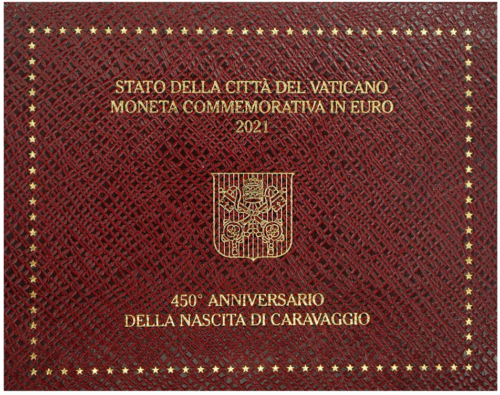 2021 Vatikanas Caravaggio 2 eurų moneta (6)