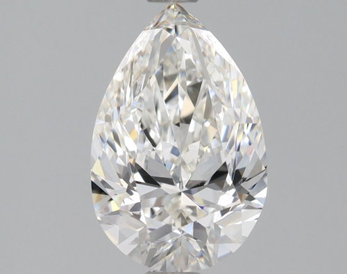 1.5 carat H-VVS2 Natūralus Pear Deimantas (1)