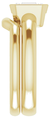 14K Yellow 7x5 mm Emerald Engagement Ring Mounting (9)