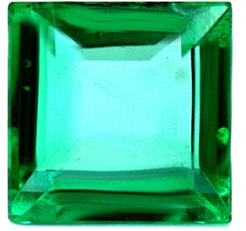 3.65 carat GREEN Square Smaragdas (1)