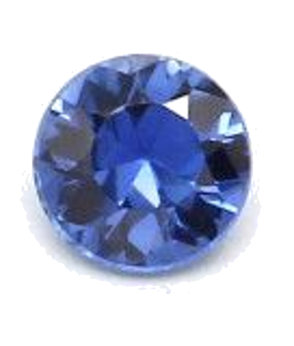 0.11 carat BLUE BRILLIANT cut Round Safyras (1)