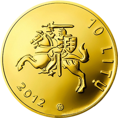 2012 Chirurgija Lietuva 10 litų auksinė moneta (2)