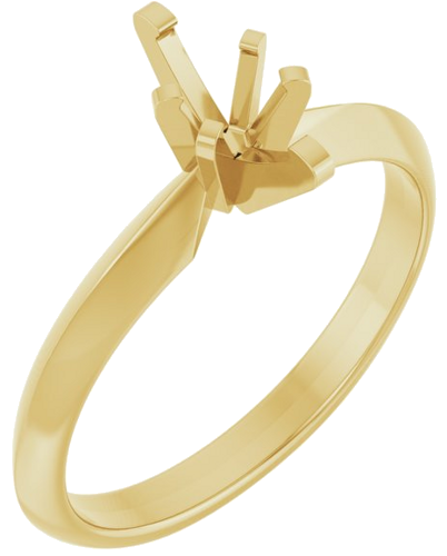 Sužadėtuvių Žiedas „Solitaire“ 585 Geltonojo Aukso Marquise 7mm x 4mm (1)