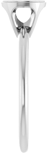 Sužadėtuvių Žiedas „Solitaire“ 585 Baltojo Aukso Round 6.5mm (4)