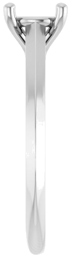 Sužadėtuvių Žiedas „Solitaire“ 585 Baltojo Aukso Round 6.5mm (4)