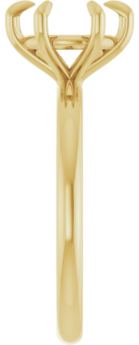 Sužadėtuvių Žiedas „Solitaire“ 585 Geltonojo Aukso Round 8.2mm (4)