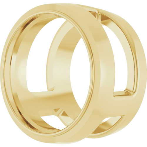 Pakabukas „Round Bezel-Set Slide“ 585 Geltonojo Aukso Round 7mm (2)