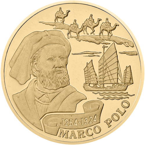 1/25 oz Marco Polo 2004 Казахстан златна монета (1)
