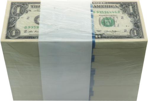 Official 1 USD banking pack (1 USD x 1000 pcs.) (2)