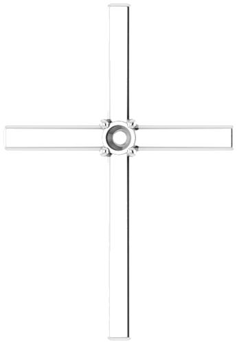 Sterling Silver  2.5 mm Round Pendant Mounting (1)