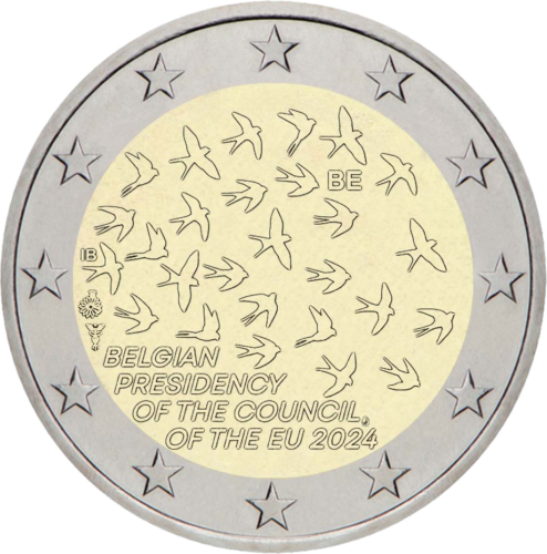 2024 Belgium Presidency of the EU Council 2 euro coin (2)