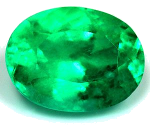 1.85 carat GREEN Oval Smaragdas (1)
