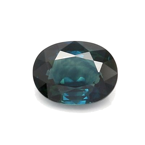 1.78 carat BLUE BRILLIANTSTEP cut Oval Safyras (1)