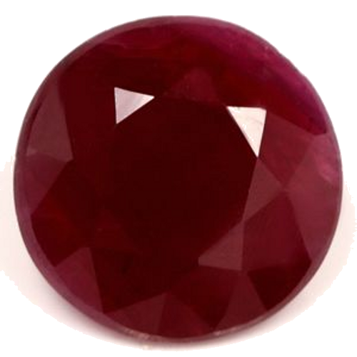 2.29 carat RED Round Rubinas (1)