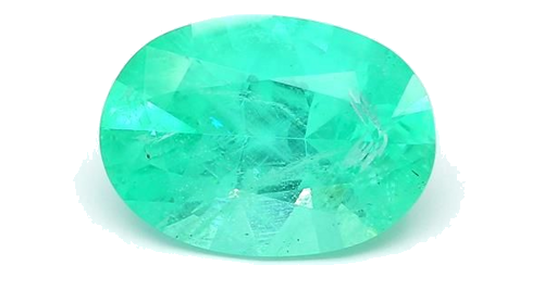 7.31 carat GREEN BRILLIANT cut Oval Smaragdas (1)