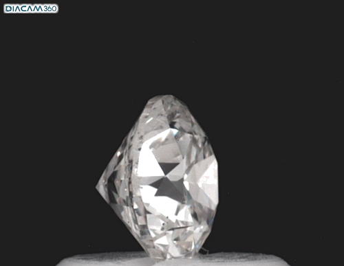 0.5 carat I-VS2 GD cut Natūralus Round Deimantas (1)