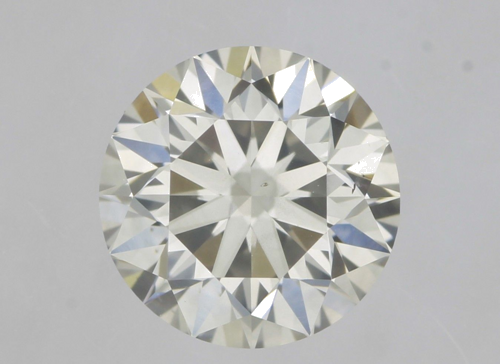 0.5 carat Faint  Gray-SI1 GD cut Natūralus Round Deimantas (1)