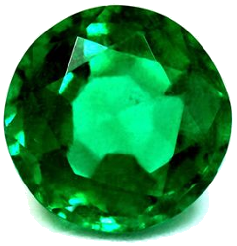 1.33 carat GREEN Round Smaragdas (1)