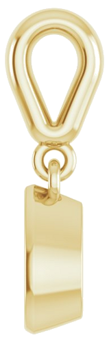 14K Yellow  6x4 mm Pear Pendant Mounting (3)