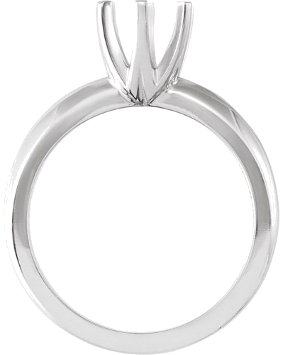 Sužadėtuvių Žiedas „Tall Solstice Solitaire®“ 585 Baltojo Aukso Round 9.4mm (2)