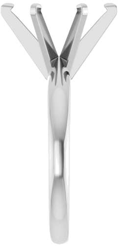 Platinum 11x9 mm Oval Solitaire Engagement Ring Mounting (4)