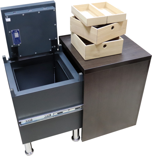 Fire-resistant concealed safe Griffon FSL.45.E (45 kg) (7)