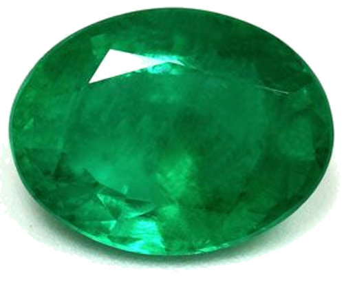 2.3 carat GREEN Oval Smaragdas (1)