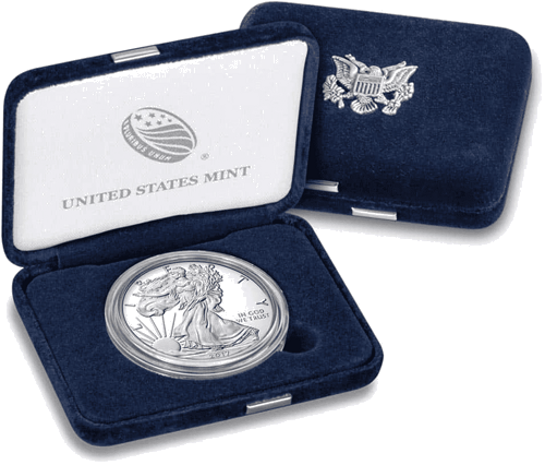 1 oz Американский Орел США серебряная монета (разные годы выпуска) (1)