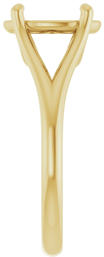 Sužadėtuvių Žiedas „Solitaire“ 750 Geltonojo Aukso Oval 10mm x 8mm (4)