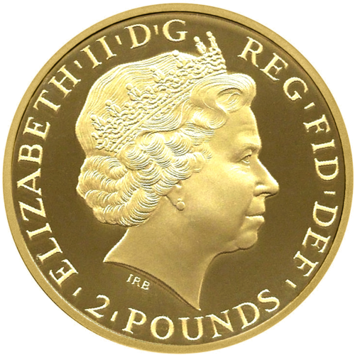 1 oz Avies metai (Lunar) Didžioji Britanija 2015 sidabrinė moneta (paauksuota) (2)