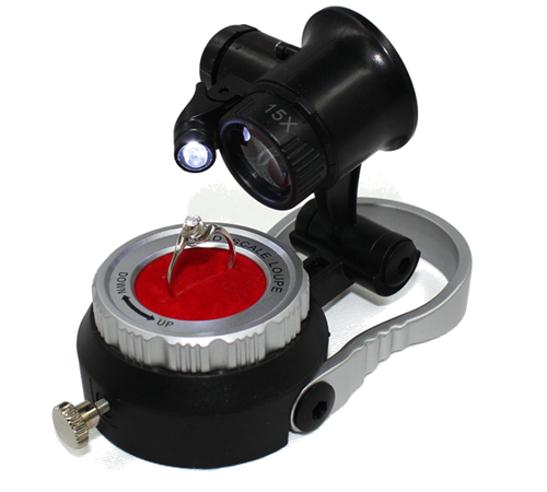 Jewelry Magnifier with LED Light 10x 20x 25x (1)