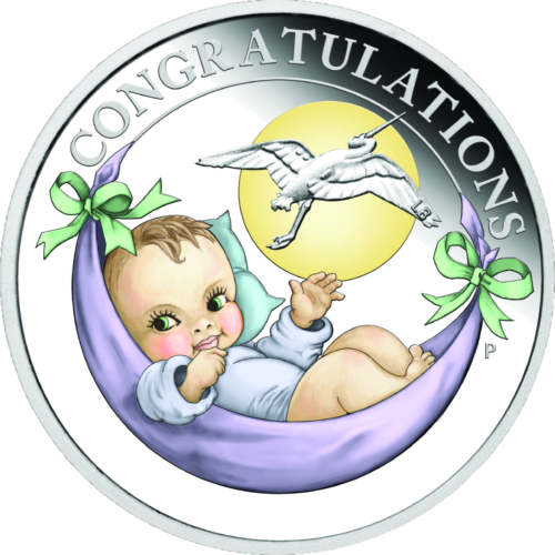 1/2 oz Newborn baby 2021 Silver Coin (1)