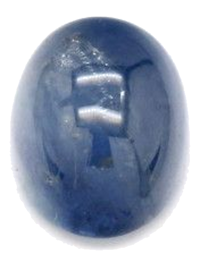 4.33 carat BLUE CABOCHON cut Oval Safyras (1)