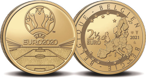 2021 Belgium Euro coin BU set with two 2.5 euro coins (2)