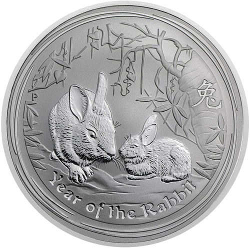 1/2 oz Kiškio metai 2011 (Lunar II) Australija sidabrinė moneta (1)