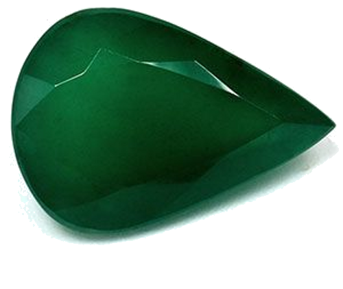 4.53 carat GREEN Pear Smaragdas (1)