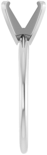 Sužadėtuvių Žiedas „Solitaire“ 950 Platinos Round 8mm (4)