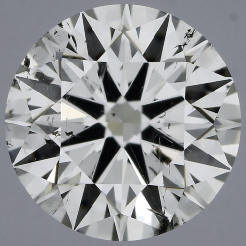 0.4 carat G-SI2 Excellent cut Natūralus Round Deimantas (1)