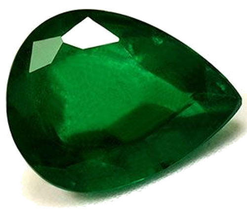1.51 carat GREEN Pear Smaragdas (1)